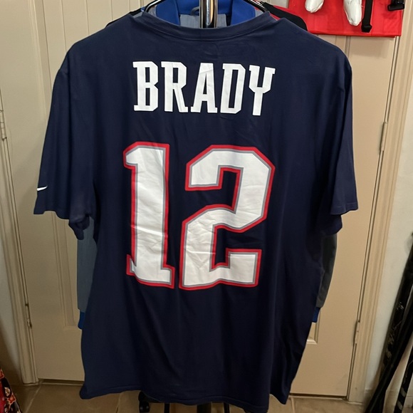 Nike New England Patriots Tom Brady 12 Large Shirt - Picture 3 of 3